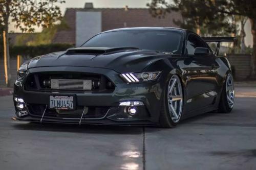 它被譽(yù)為有史以來(lái)生產(chǎn)的最強大的野馬薩利恩引擎蓋下方是福特5.0升V8的改裝版