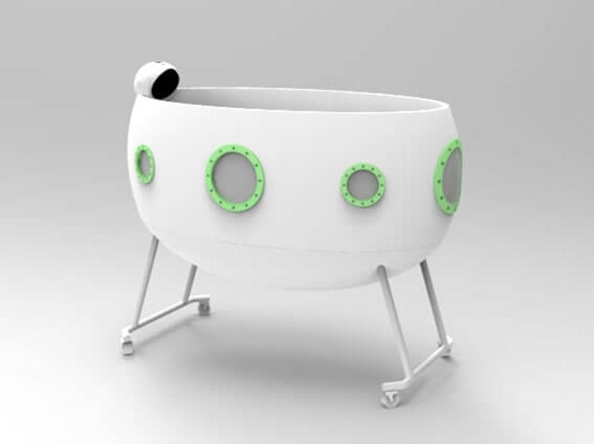 機器人嬰兒床在技術(shù)展上強調嬰兒安全