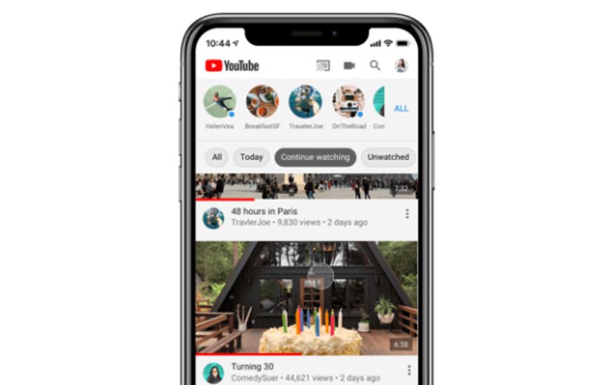 更新到iOS YouTube應用程序會(huì )添加有用的新工具