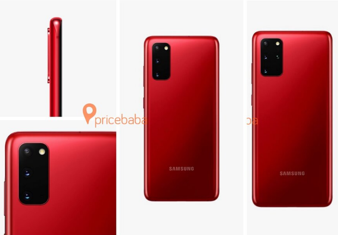 紅色Galaxy S20和G??alaxy Buds +出現了 但它們尚未啟動(dòng)