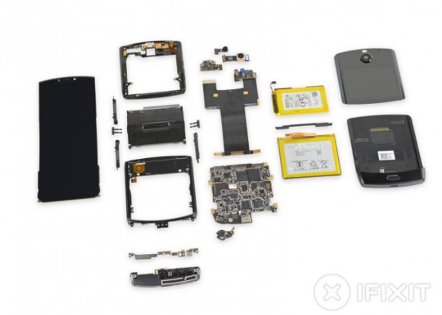 摩托羅拉Razr在iFixit迄今為止最艱巨的維修中獲得10維修分數中的1