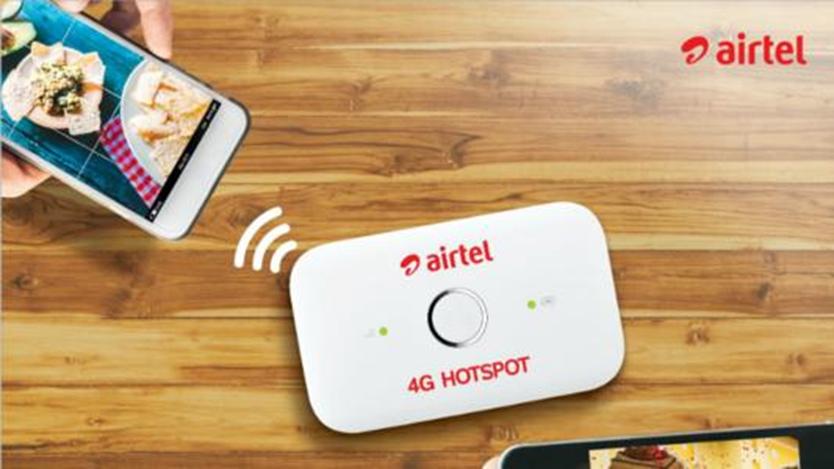 Airtel提供具有500GB數據的免費4G Wi-Fi熱點(diǎn)設備