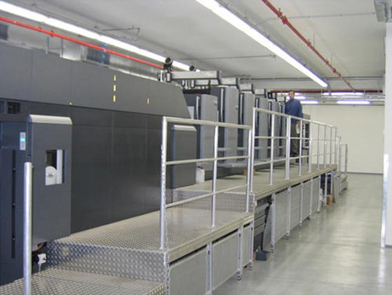 印刷機中生產(chǎn)的大規模集成電路