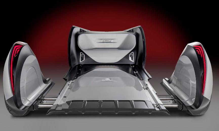 梅賽德斯s Vision URBANETIC是一款自動(dòng)駕駛的載貨滑冰鞋