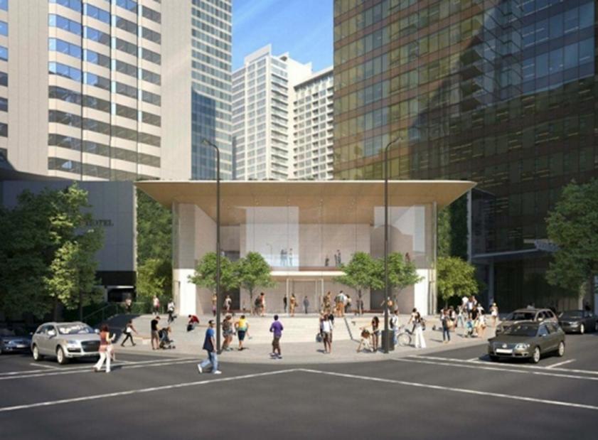 傳聞中位于溫哥華的新Apple Store商店已開(kāi)始拆除