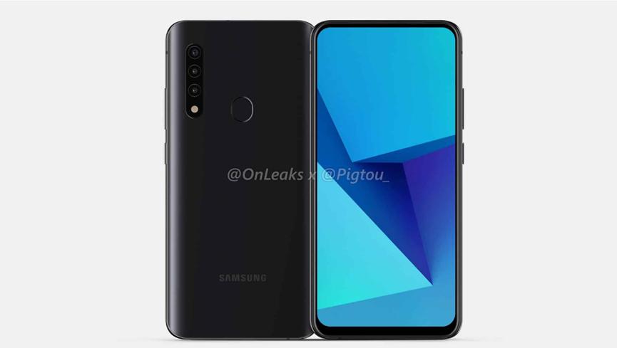 三星首款帶有彈出式攝像頭的手機可能配備6.5英寸顯示屏