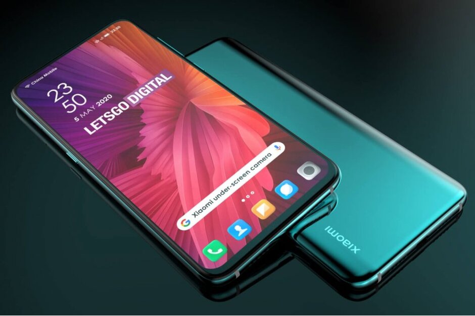 小米的未來(lái)智能手機帶有顯示屏不足的攝像頭看起來(lái)很棒