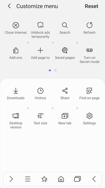 三星Internet 11.2.1.3添加了一個(gè)選項來(lái)阻止阻止您返回的網(wǎng)站