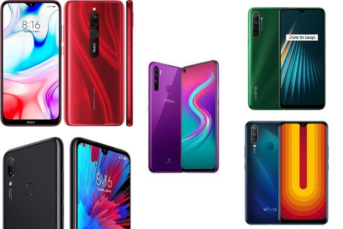 Redmi 8，Realme 5i，Redmi Note 7S，更多：在亞馬遜上購買(mǎi)5款低于10,000盧比的最佳手機，Flipkart