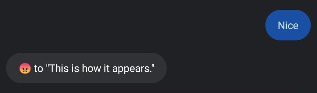 Google可能很快會(huì )在Messages應用中針對RCS聊天推出類(lèi)似iMessage的反應