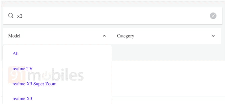 REALME X3，X3 SUPERZOOM可能在印度推出