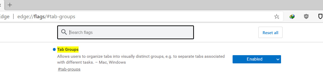 Microsoft為Chromium-Edge用戶(hù)發(fā)布組選項卡和共享擴展