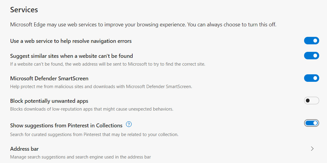 Microsoft Edge Canary通過(guò)Pinterest集成得到更新