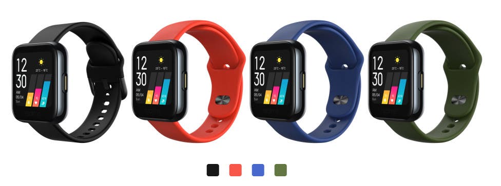 Realme Watch推出SpO2測量功能和長(cháng)達9天的電池