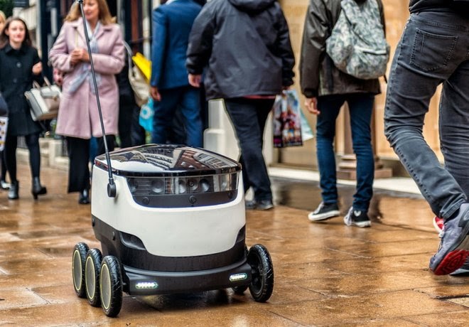 星際飛船技術(shù)：大流行期間運送食物的機器人