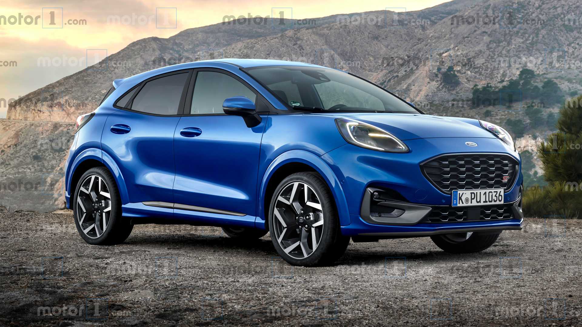 福特Puma ST渲染預覽跨界車(chē)艙口蓋