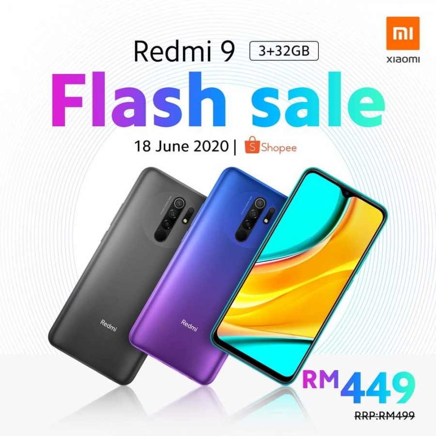 Redmi 9在馬來(lái)西亞推出，價(jià)格從MYR499（?€103）起！