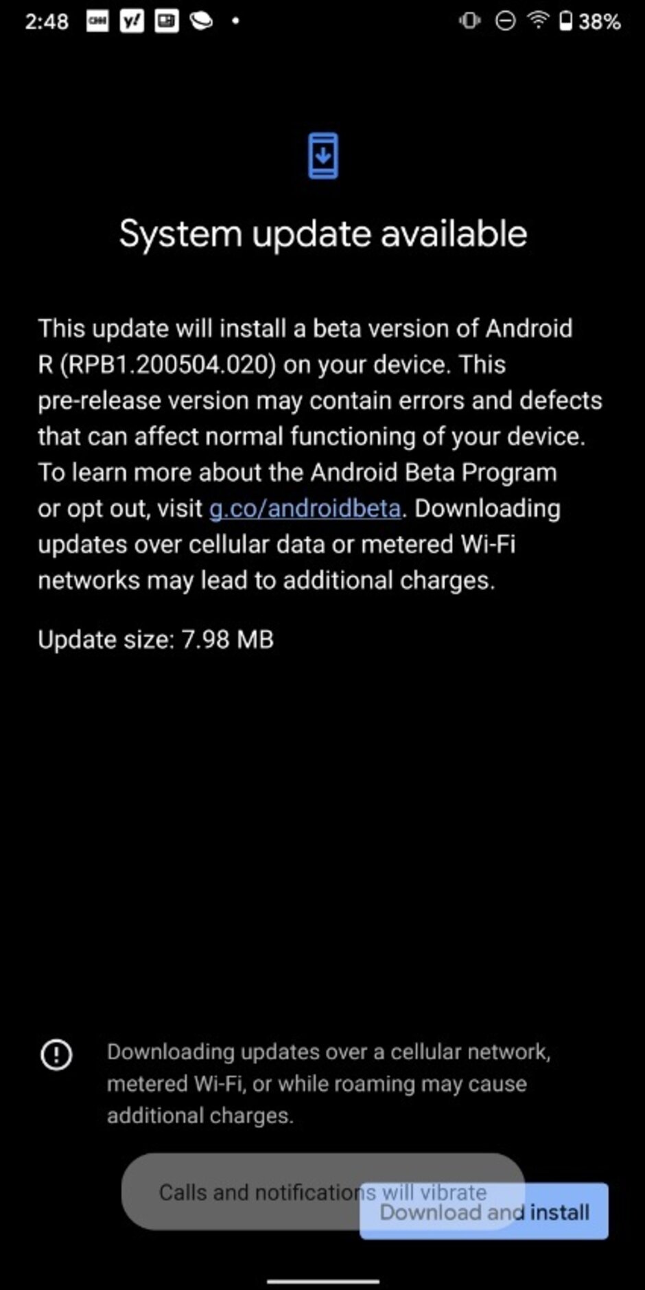 谷歌發(fā)布了針對運行Android 11的Pixel的除蟲(chóng)器