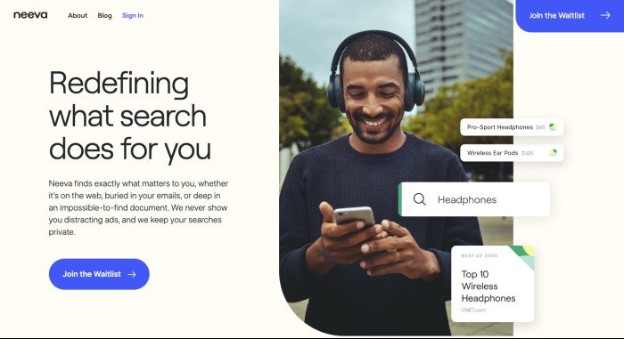 谷歌前高管推出了名為“ Neeva”的無(wú)廣告搜索引擎