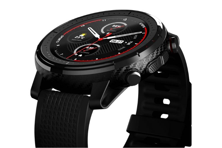 帶有圓形顯示屏的Amazfit Stratos 3，以80盧比推出了80種運動(dòng)模式