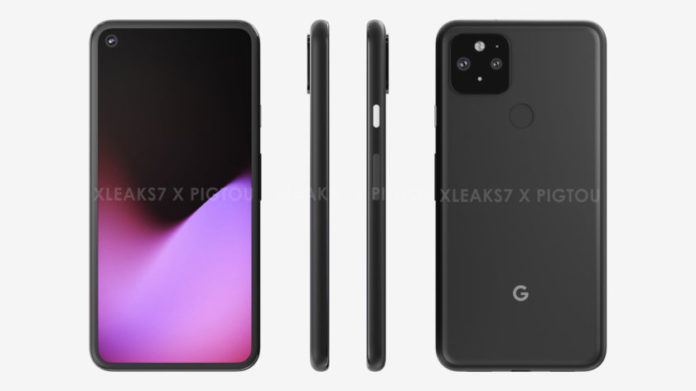 Google Pixel 5 CAD呈現泄漏顯示打孔顯示和指紋讀取器