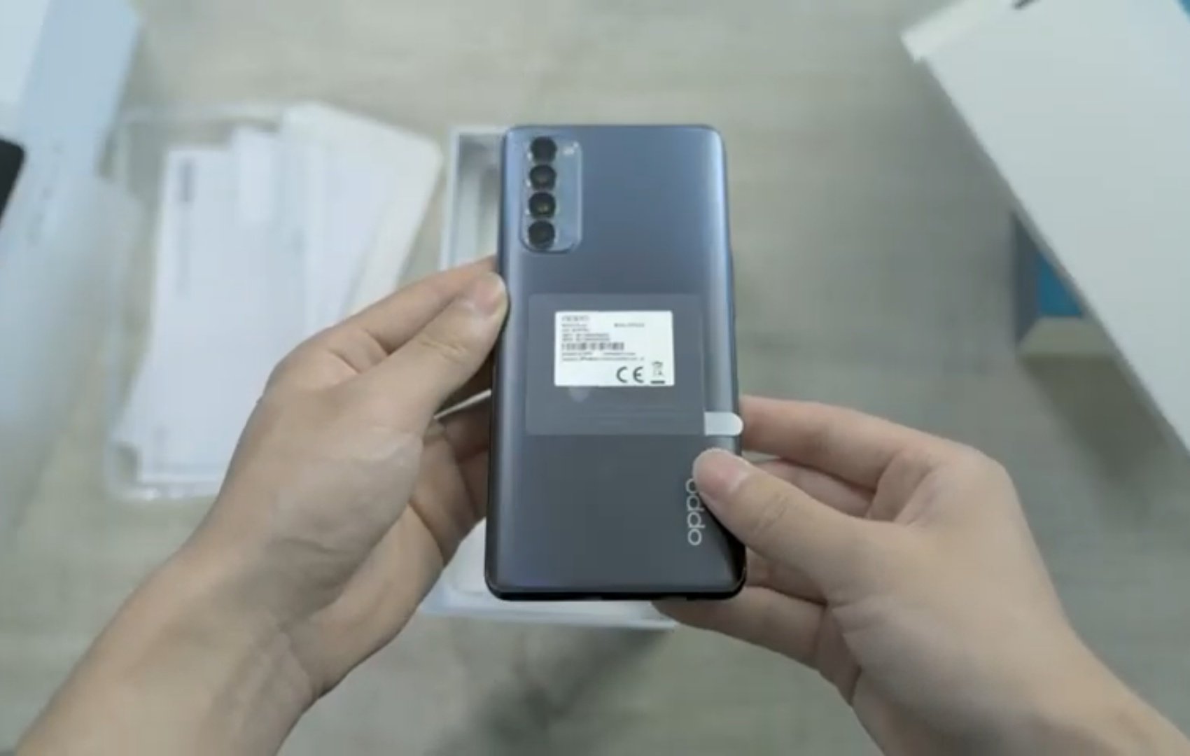 OPPO Reno4 Pro開(kāi)箱視頻泄漏揭示了Snapdragon 720G，四攝像頭和3.5毫米音頻插孔