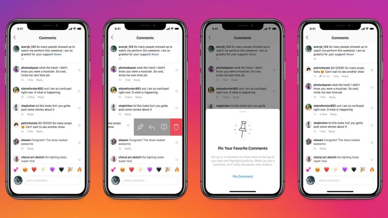 Instagram的固定評論功能現已向所有人開(kāi)放