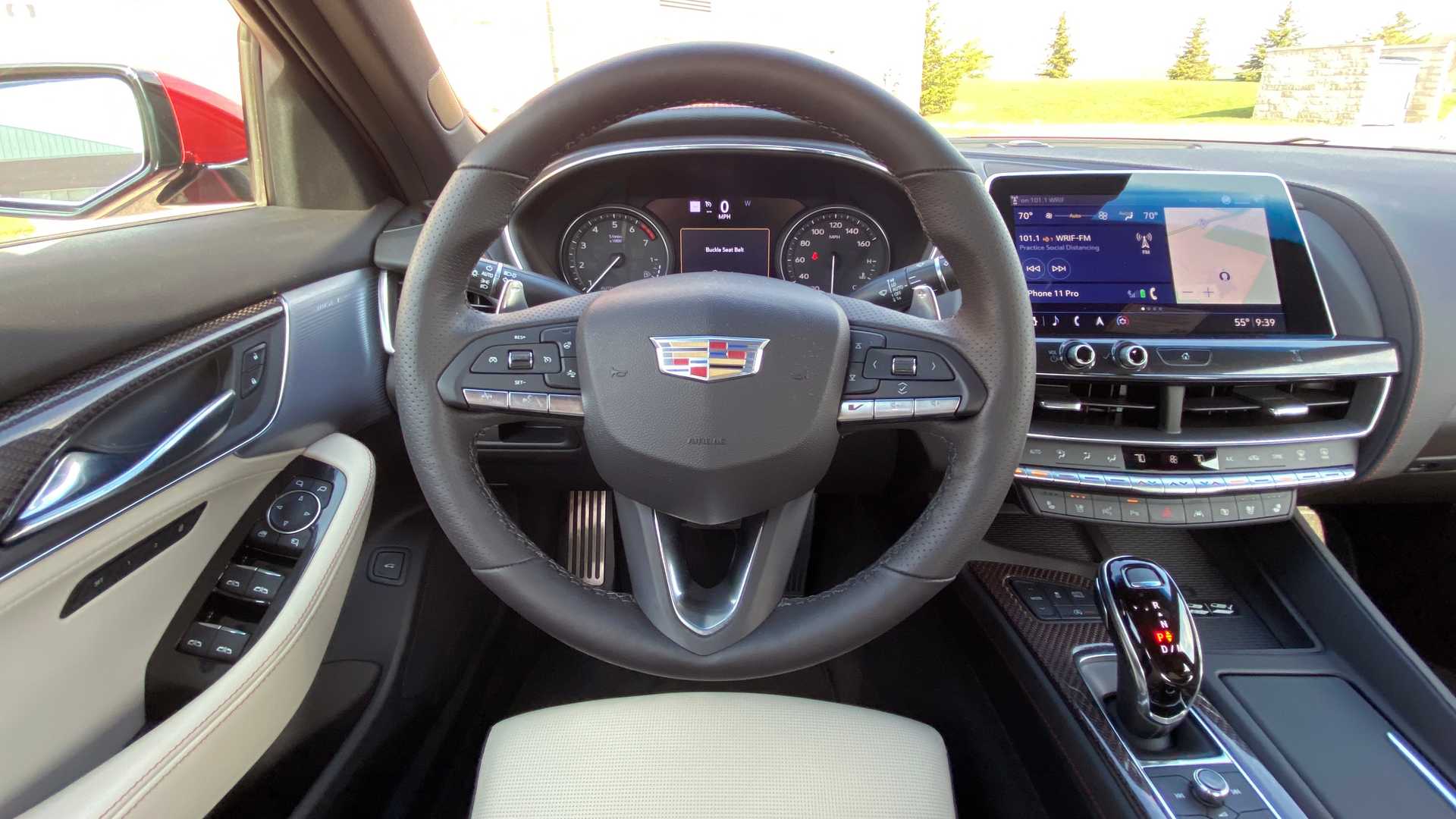 2021凱迪拉克CT5，CT-5 V獲得12英寸數字駕駛員顯示屏