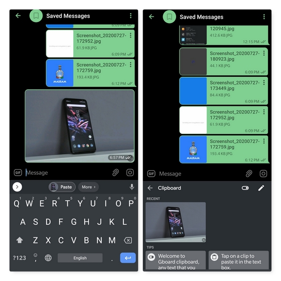Gboard在A(yíng)ndroid的剪貼板和Google Lens集成中推出圖像粘貼功能