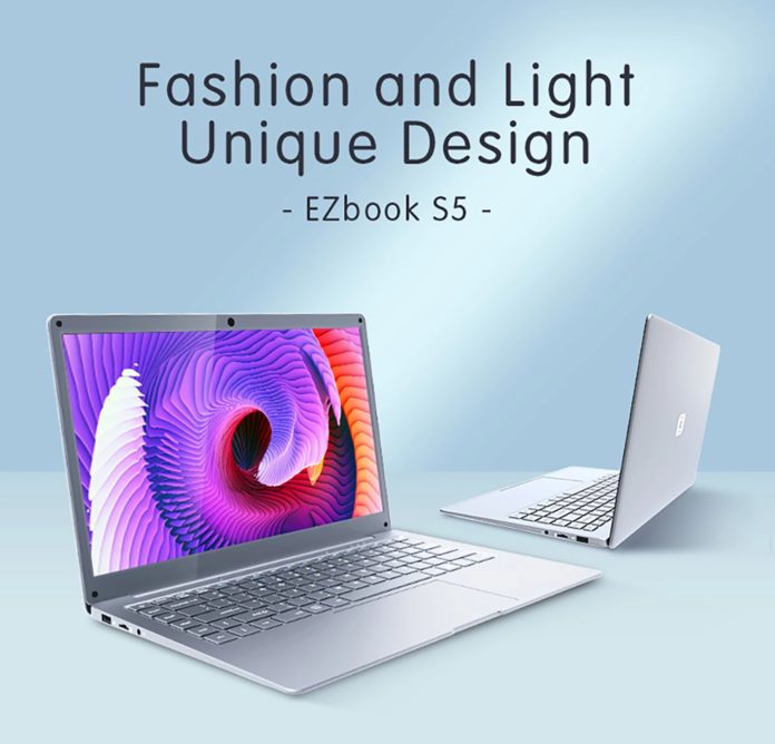 帶有6GB RAM的Jumper EZbook S5 14英寸筆記本電腦現價(jià)$ 179.99 /￡138.85