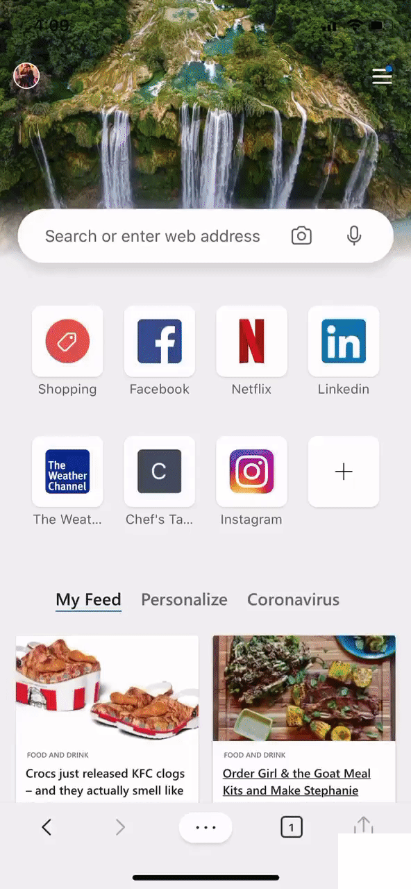Android和iOS的Microsoft Edge現在支持收藏功能