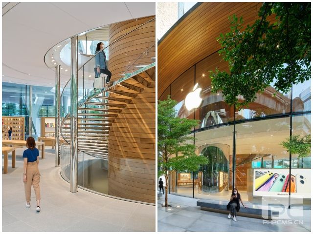 蘋(píng)果在曼谷開(kāi)設第一家全玻璃蘋(píng)果商店