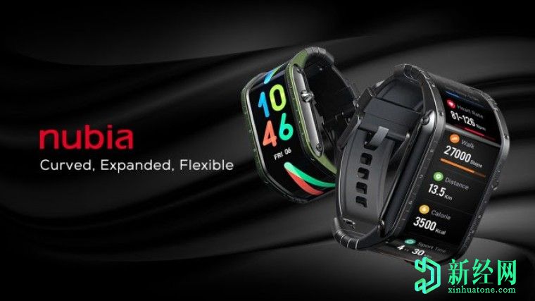 針對努比亞手表推出Kickstarter廣告系列，采用柔性AMOLED顯示屏