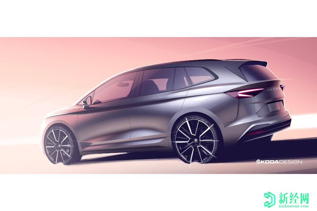 斯柯達Enyaq iV的Matrix LED大燈炫耀