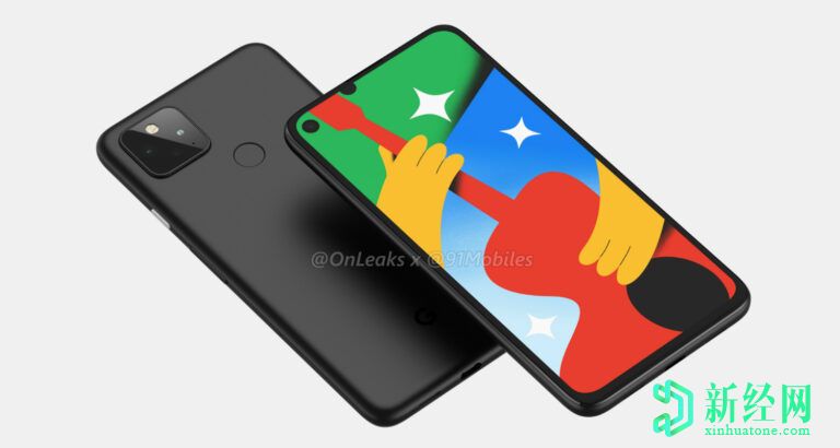 Pixel 4a 5G的渲染圖顯示了與LTE版本幾乎相同的設計