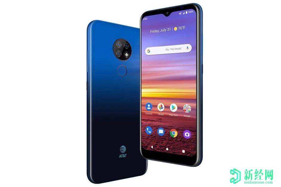 AT＆T推出一款便宜的預付費智能手機，帶有四個(gè)攝像頭和一個(gè)大電池
