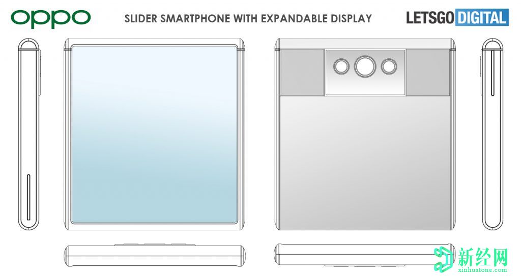OPPO獲得具有可擴展顯示屏的滑蓋智能手機的專(zhuān)利