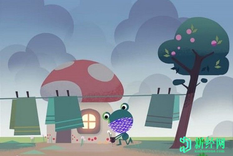 谷歌的天氣吉祥物“ Froggy”現在戴著(zhù)口罩