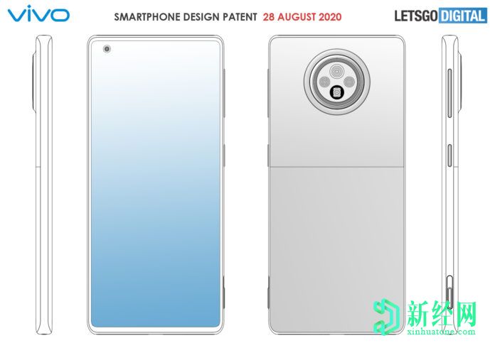 ViVO獲得具有潛望鏡攝像頭和雙音色背板的智能手機設計專(zhuān)利