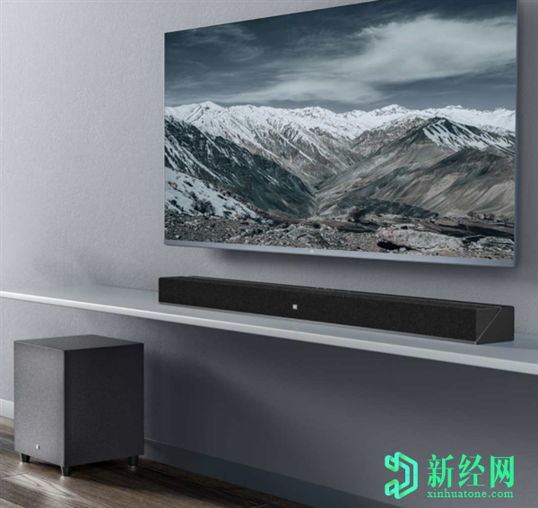 小米米電視揚聲器劇院版帶有獨立的低音炮