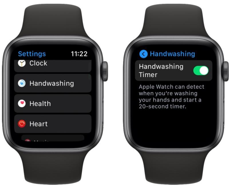 如何在watchOS 7中的Apple Watch上啟用洗手計時(shí)器