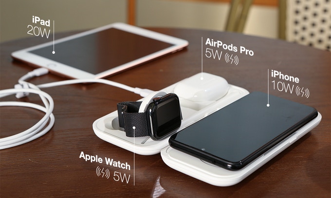 MOMAX Airbox是適用于蘋(píng)果設備的多設備無(wú)線(xiàn)充電電源