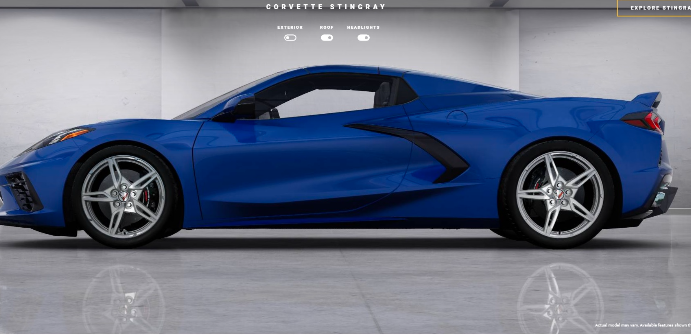 2021年雪佛蘭克爾維特可視化配置器正式上線(xiàn)