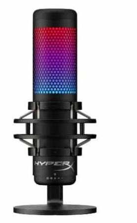 HyperX QuadCast S麥克風(fēng)帶有RGB照明功能