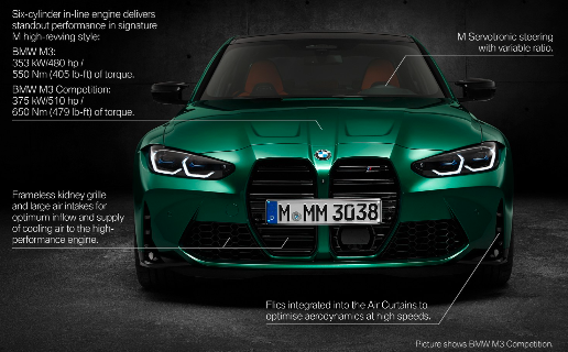 2021年寶馬M3和M4的美國定價(jià)已經(jīng)公布，價(jià)格低于7萬(wàn)美元