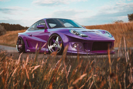 JDM式保時(shí)捷996與Abflug Supra寬體套件