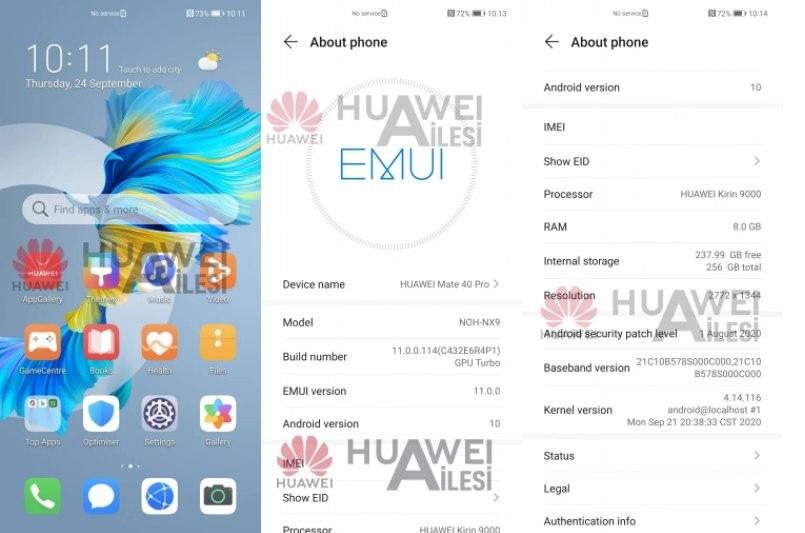 華為Mate 40 Pro系統UI截圖泄露確認關(guān)鍵規格