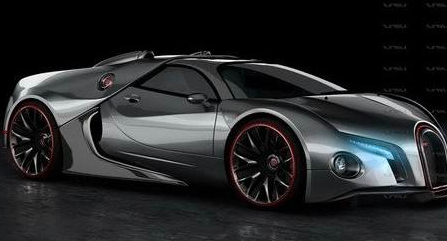 布加迪的下一個(gè)型號具有像X翼戰斗機的尾燈