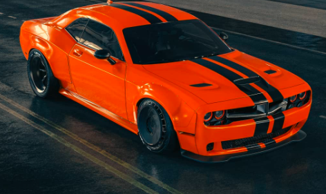 道奇挑戰者“ Turbofan”寬體賽車(chē)準備就緒