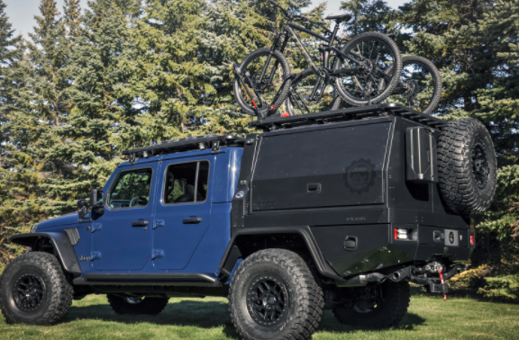 吉普角斗士概念車(chē)可進(jìn)行各種越野活動(dòng)